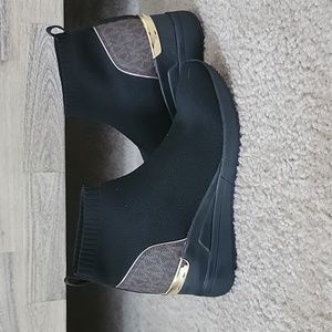 Michael Kors Wedge ankle sock sneakers